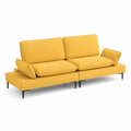 3-Sitzer-Sofa Gelb 230 cm