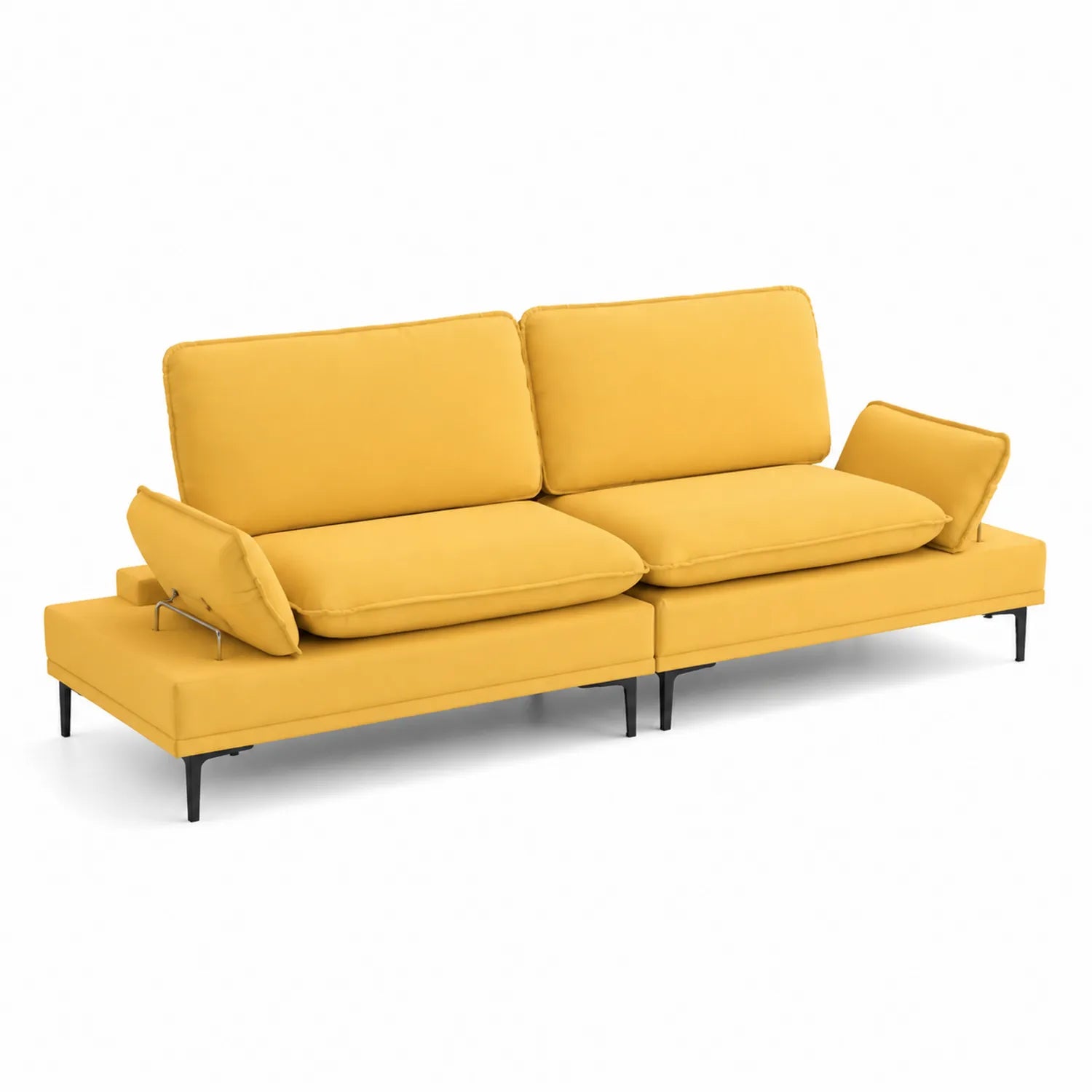 3-Sitzer-Sofa Gelb 230 cm