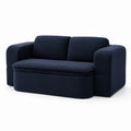 2-Sitzer Sofa Stoff Dunkelblau 150cm