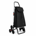 Einkaufswagen Aluminium Schwarz 95cm mit 6 Rädern